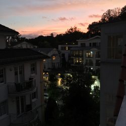 Sonnenuntergang in Sellin